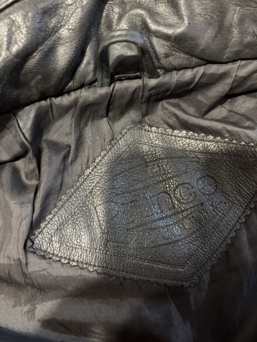 Świetna kamizelka skórzana Prince Leather 80s/90s Vintage!