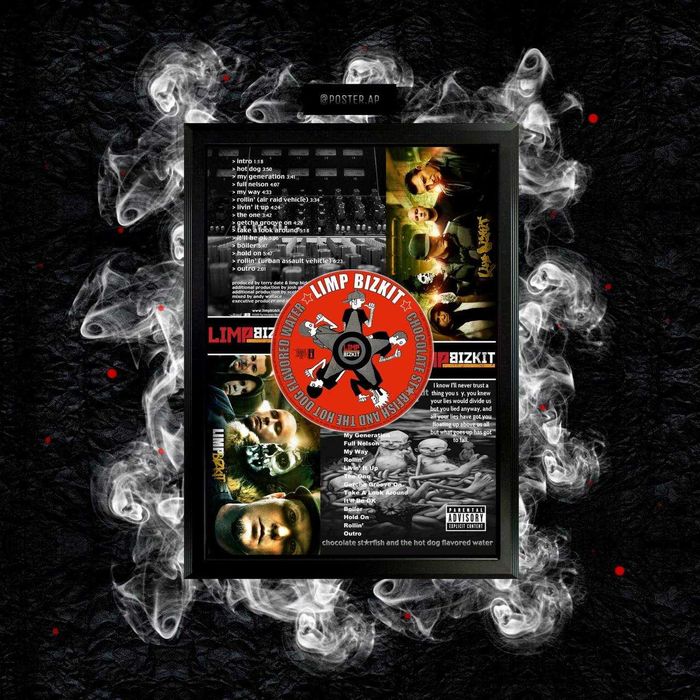 ПОСТЕР музикальний Linkin Park Lil Wayne Lil Peep Limp Bizkit Zeppelin