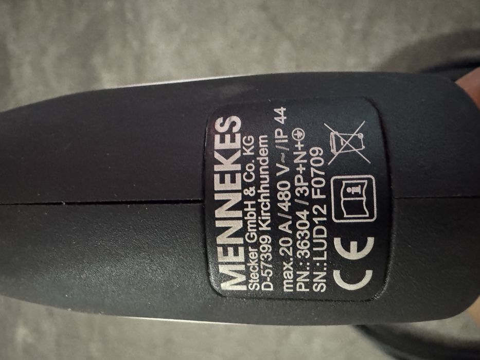 Cabos de carregamento Mercedes - Mennekes