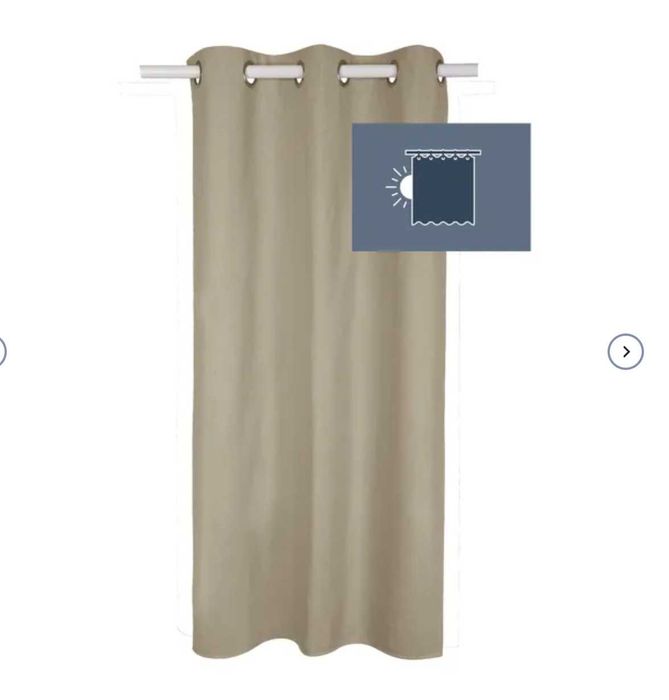 Conjunto de 4 cortinas Leroy Merlin