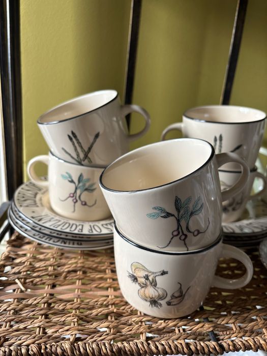 Вінтажна порцеляна Англія Європа тарілки тріо посуд