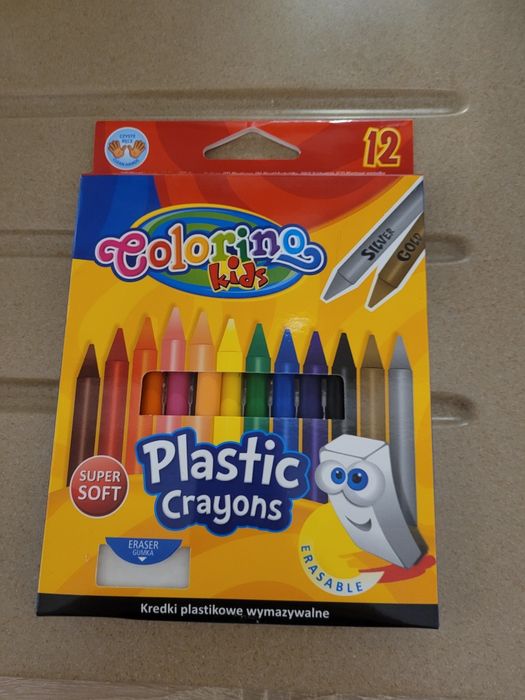 Sprzedam nowe kredki Colorino kids plastikowe wymazywalne