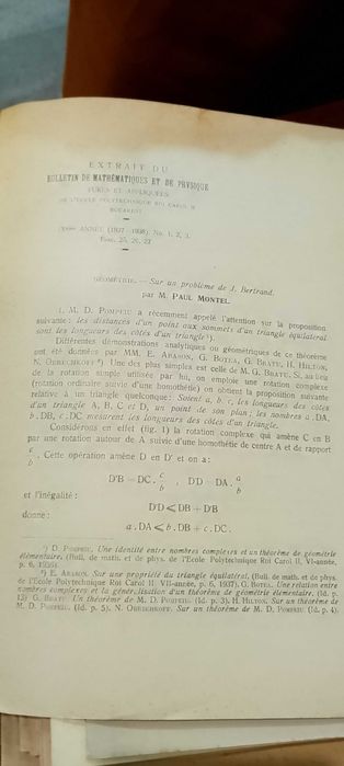 Gazeta de Matemática anos 50/60 - 5 unidades