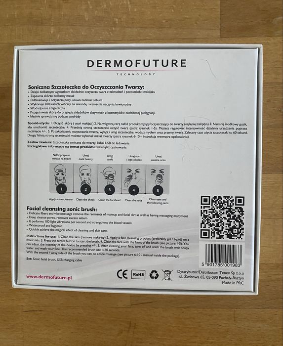 Dermofuture Soniczna Szczoteczka do oczyszczania twarzy