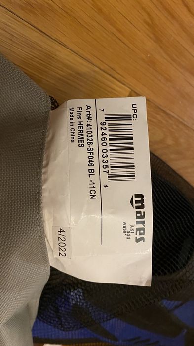 Barbatanas para natação tamanho 46-47