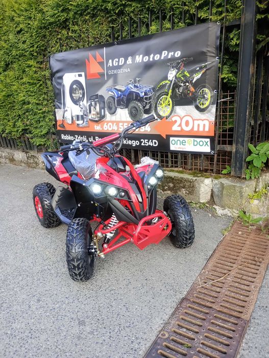 Quad akumulatorowy - HECHT czerwony sport 1200 W