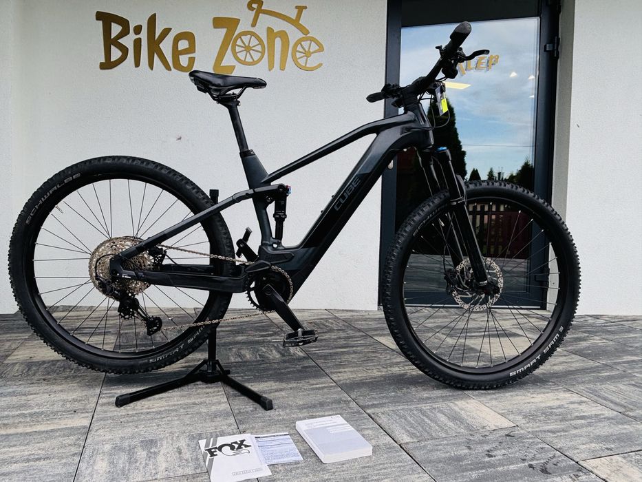 Elektryczny Cube Stereo Hybrid 120 Race, Bosch CX, zawieszenie FOX