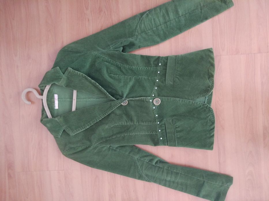 Blazer Cinzento e Verde