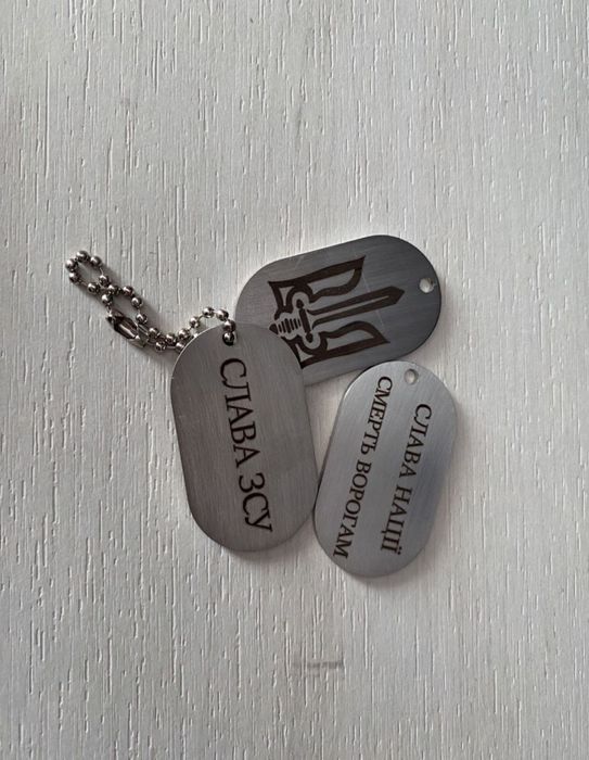 Армійські жетони, жетони з гравіровкою