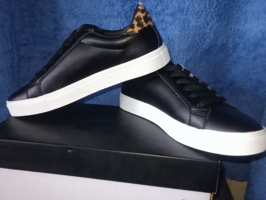 Nowe damskie sneakersy czarne panterka  rozmiar 40 UP8