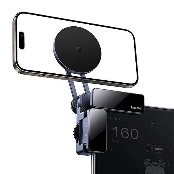 Uchwyt magnetyczny Baseus MaxView montowany na wyświetlaczu samochodow