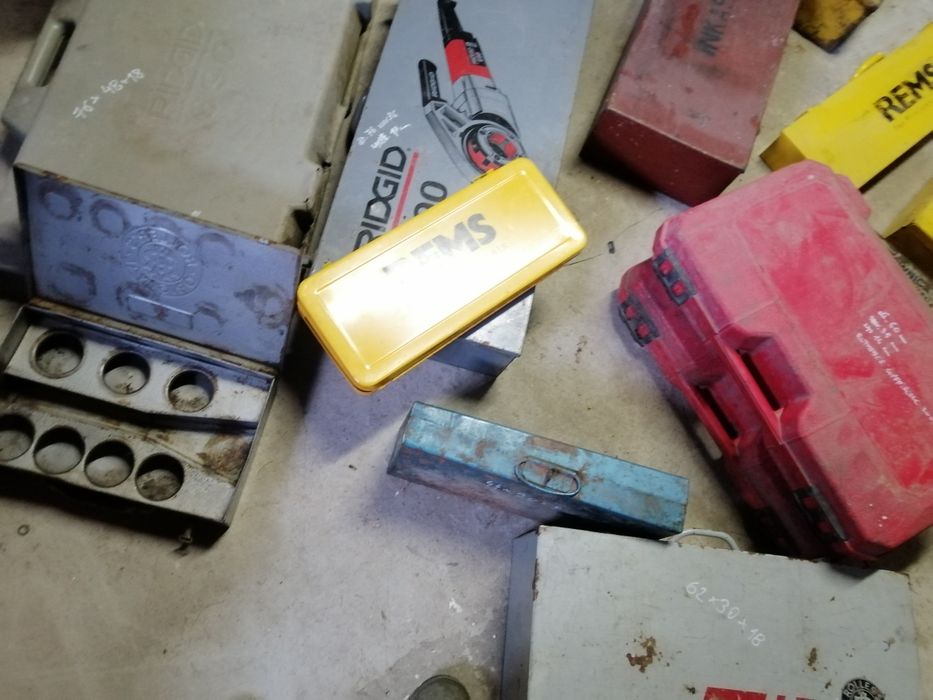 Pozostałości po elektronarzędziach Rems  ridgid rothenberger roller