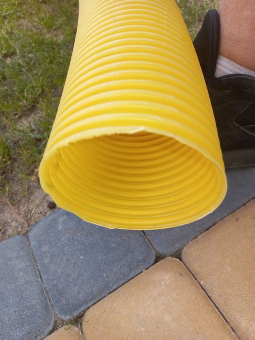 Rura żółta beż dziur 100mm