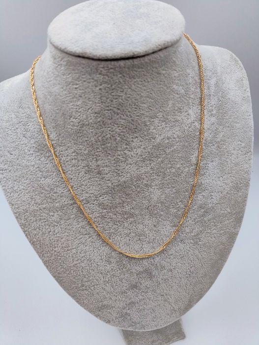 Łańcuszek Xuping singapurka pozłacana 14 k 50 cm