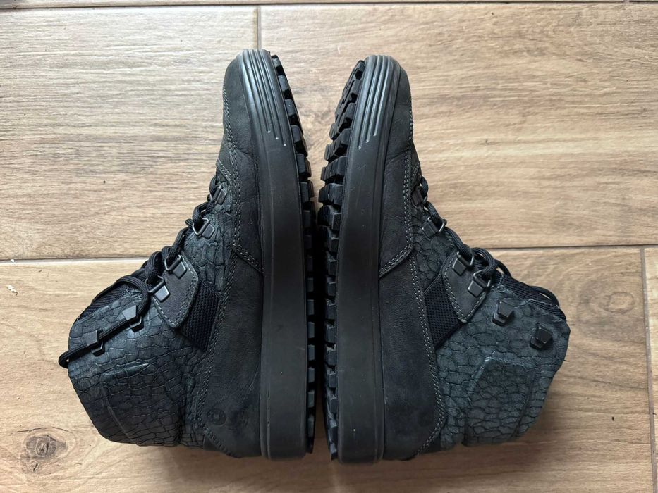 ocieplane zimowe botki ecco Soft 7 Tred unisex 40 skóra