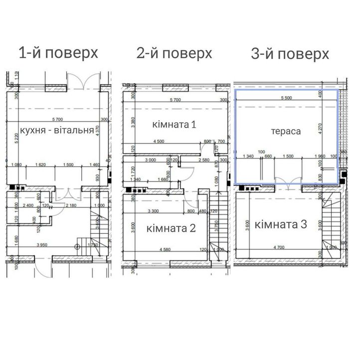 3-поверховий таунхаус з ТЕРАСОЮ, Газове опалення, міські комунікації