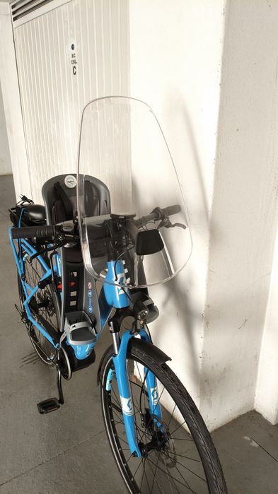 Pára-Brisas Polisport para guiador ou cadeira bicicleta