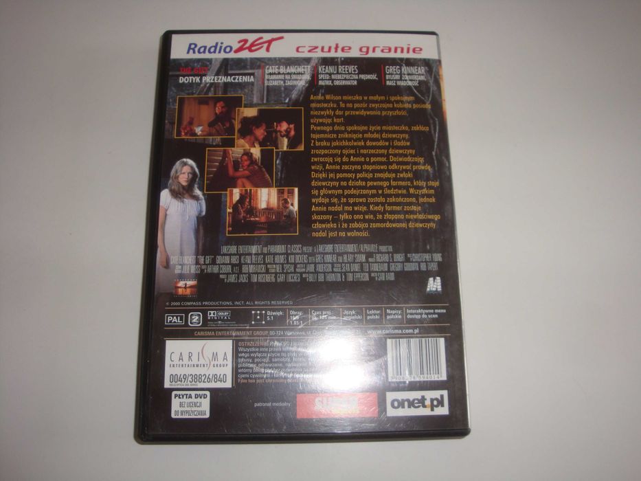 Dotyk przeznaczenia - płyta DVD