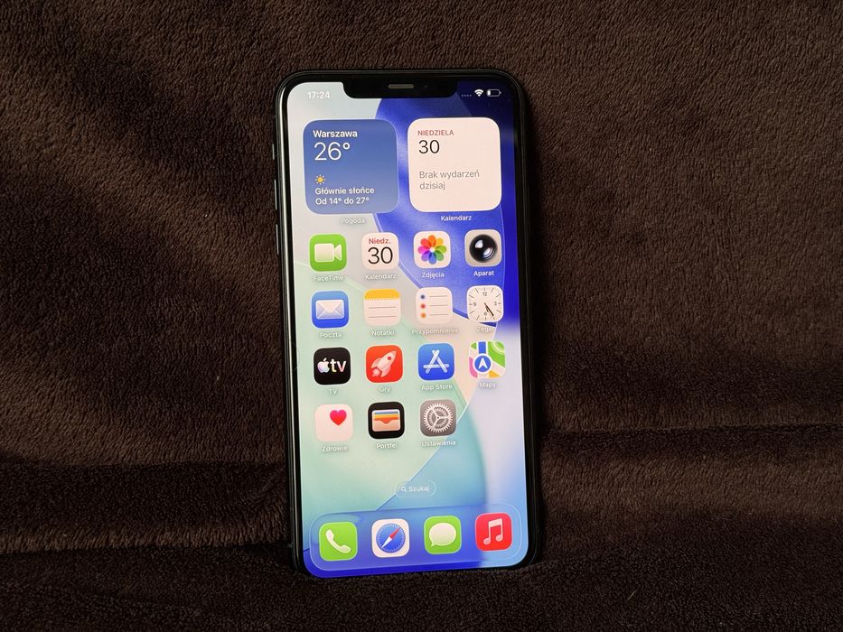 Iphone 11 Pro Max 256GB Gwiezdna Szarość Bateria 75% wada