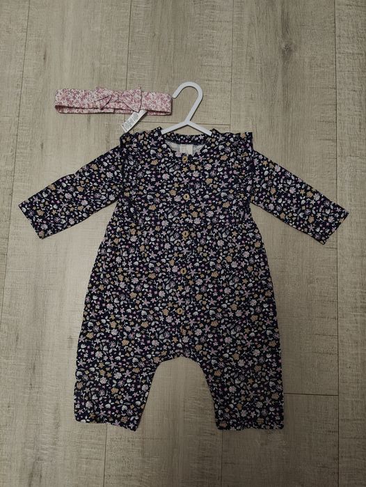 Шикарний чоловічок від HM на дівчинку 6міс. 68см + пов'язка