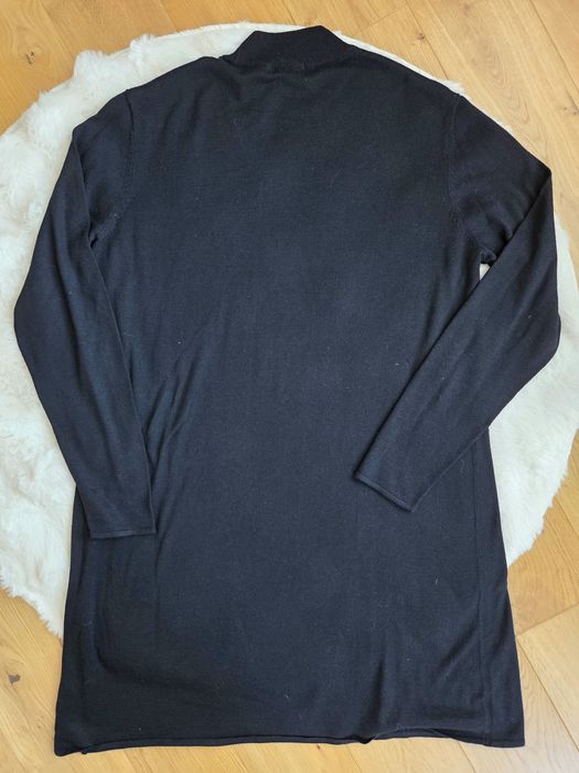 Sukienka codzienna 40 L H&M granatowa elegancka midi Basic
