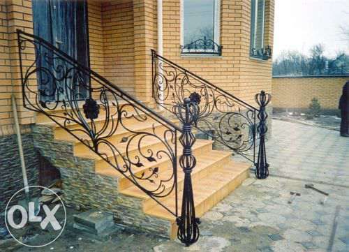 Ковані ( кованые )ворота,відкатні, забор, металоконструкції,балкон,ман