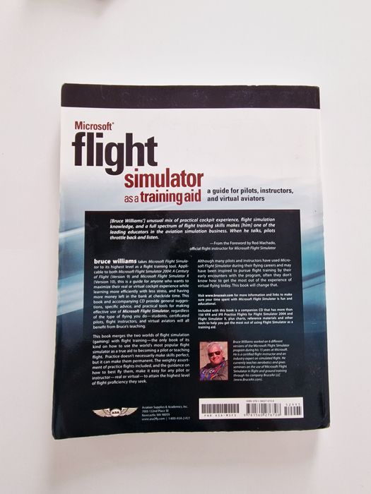 Livro de instrução Microsoft flight Sim Aid