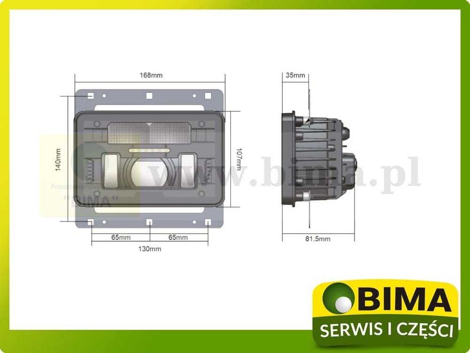 Lampa LED Massey Ferguson Renault CLAAS Ares John Deere JD New Holland