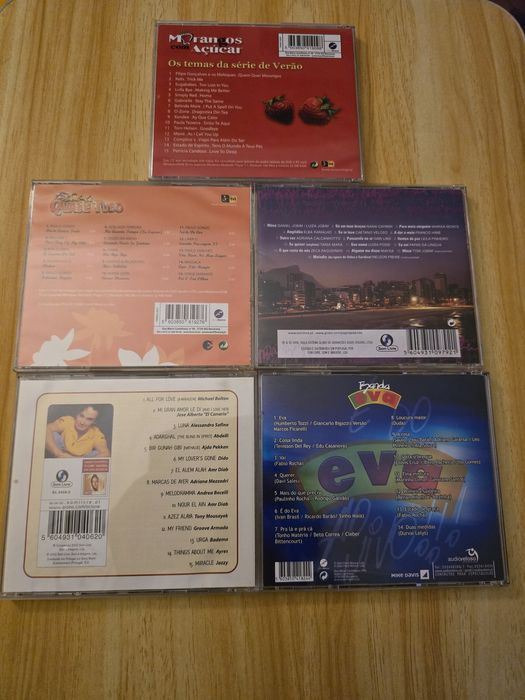5 CDs bandas sonoras novelas e brasileira