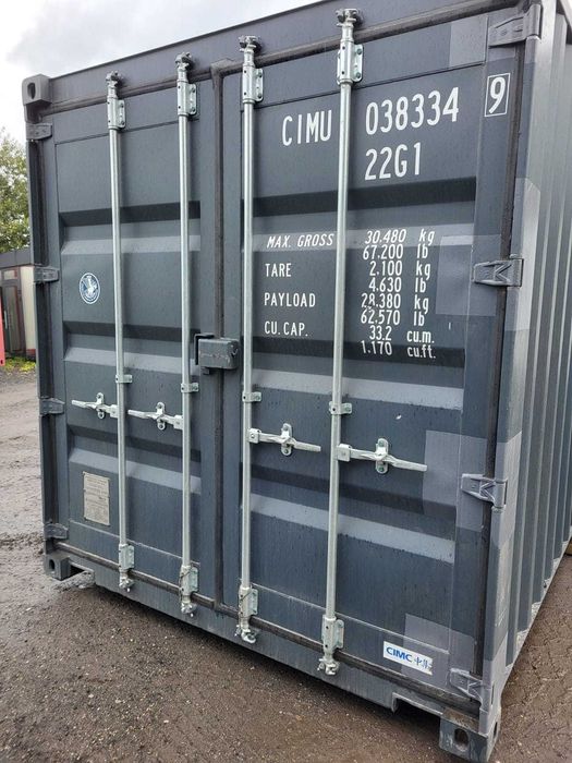 Kontener morski 20" prod. 2025 One Way RAL7016 Lekko uszkodzony