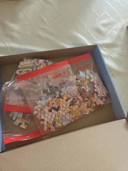 Puzzle  BLUEY cztery obrazki w jednym pudełku +3 lata