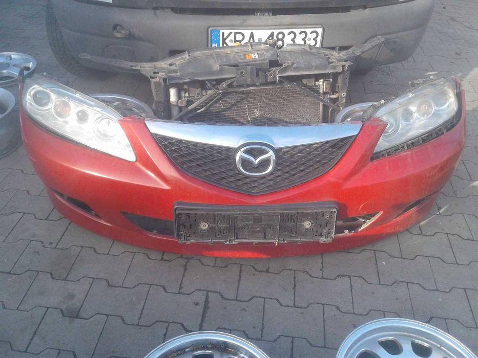 Mazda 6 Przód Zderzak Tył Pas Przedni Chłodnice Lampy 2.0 Diesel 2006r