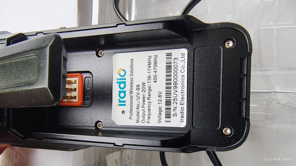 Transceiver Iradio UV 99