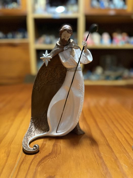 Sagrada família pintada à mão