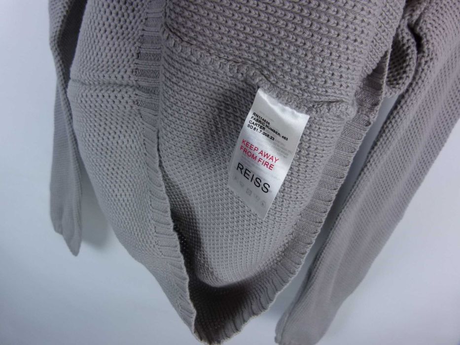 Reiss męski szary sweter bawełna / L