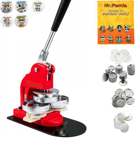 Машина для изготовления значков, 32 мм, 500 шт