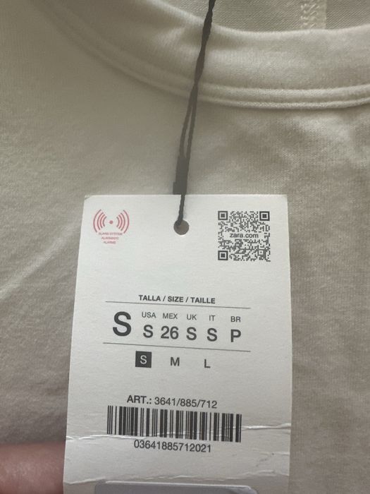 Боді колір екрю, біле Zara