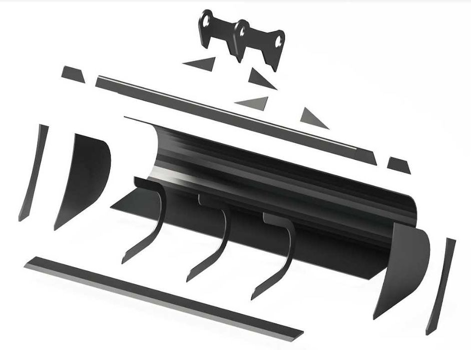 Łyżka skarpowa 150cm SPAWAJSAM ostrówek 50hx jcb Szybki czas dostawy