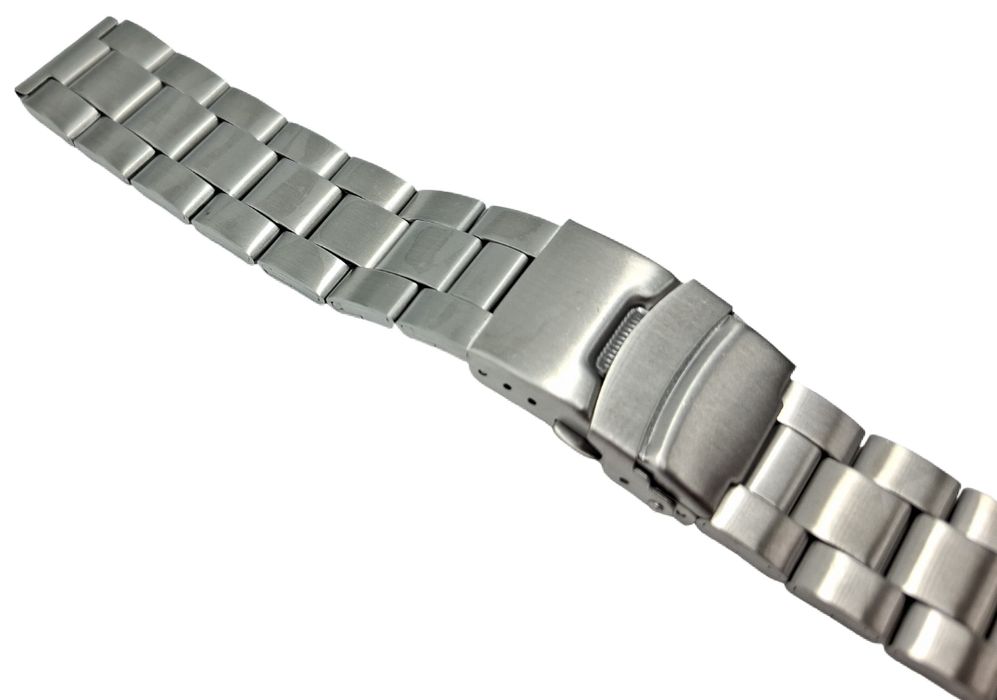 Nowa Bransoleta bransoletka do zegarka elegancka 18 mm stal nierdzewna