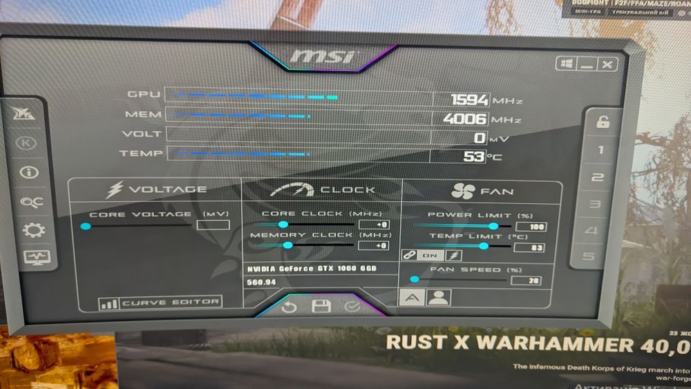 ПК+ монітор GTX 1060,i3 10105f,16gb ram