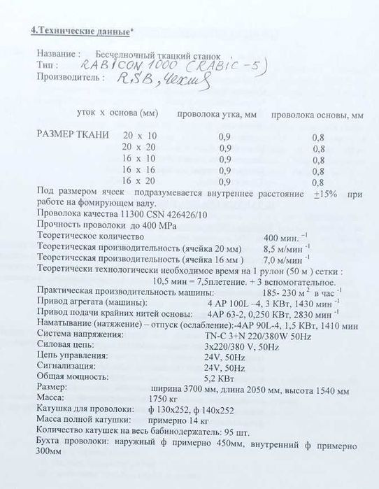 Линия для производства сетки с проволоки ячейкой 20х16мм