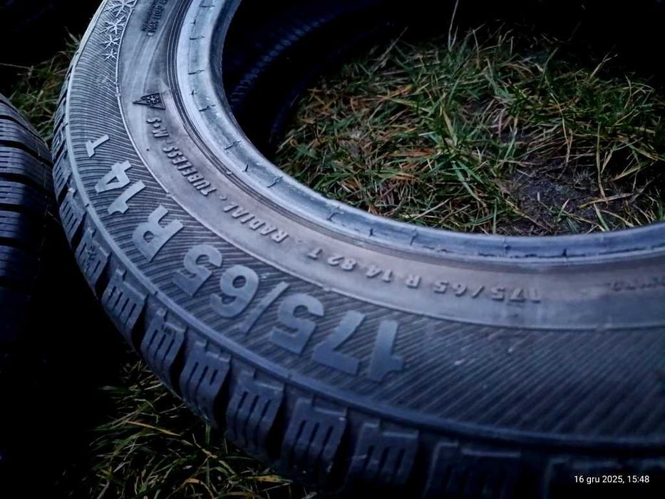 2017r 4Opon Zimowe 175/65 R14 82/86T BARUM Polaris3 M+S Extra Rotation