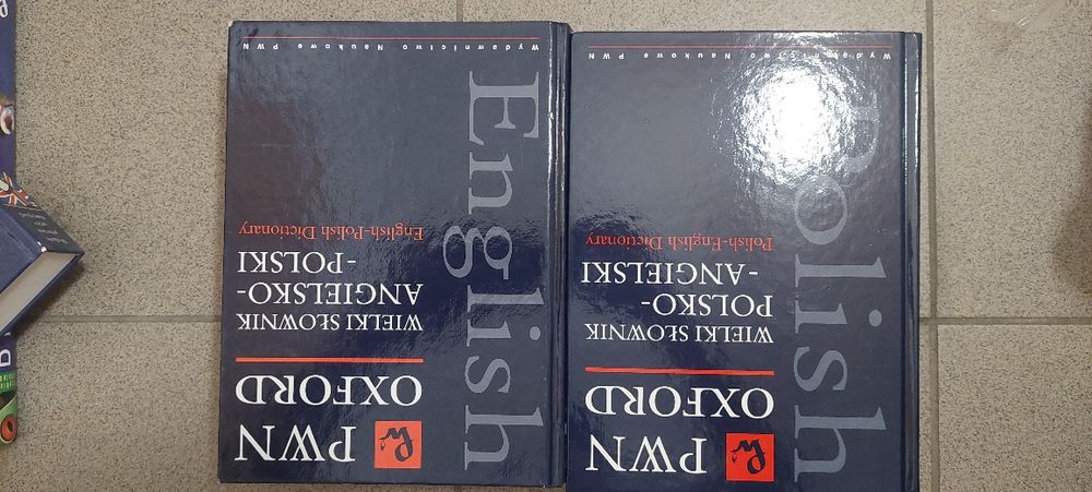 Wielki Słownik Angielsko-Polski Polsko-Angielski PWN Oxford • Dwutomowy • Stan Idealny