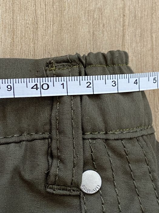 Fabiani 46 3XL ciemno zielone khaki damskie spodenki spodnie capri Vintage