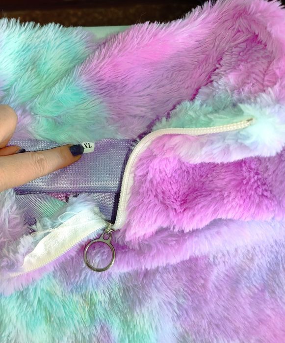 теплая плюшевая кофта