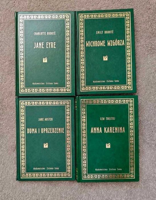 Jane Eyre - Wichrowe wzgórza - Duma i uprzedzenie - Anna Karenina