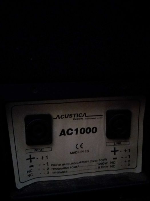 PA Colunas Acustica