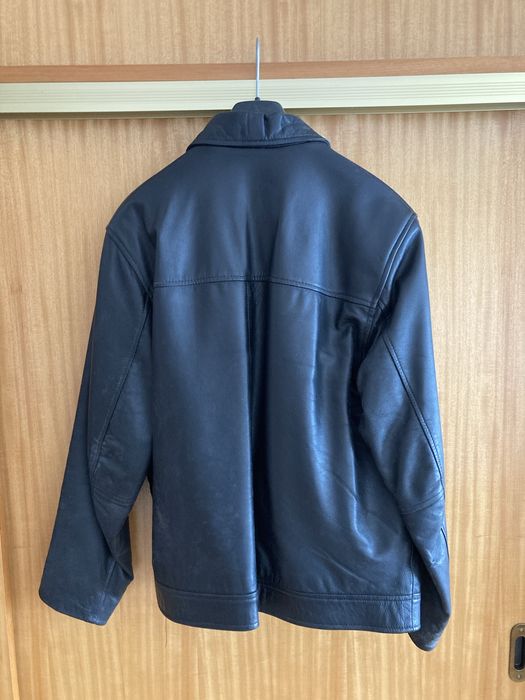 Casaco pele com pouco uso