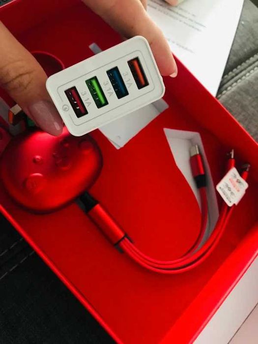 Zestaw akcesoriów do ładowania kabel ładowarka USB C Lightning Micro