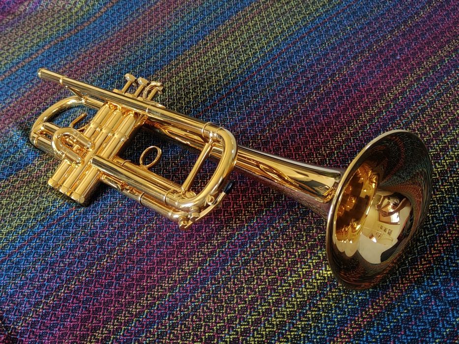 Pozlacana trąbka Schagerl James Morrison Meister